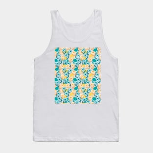 Summer Daisy Flower Pattern Tank Top